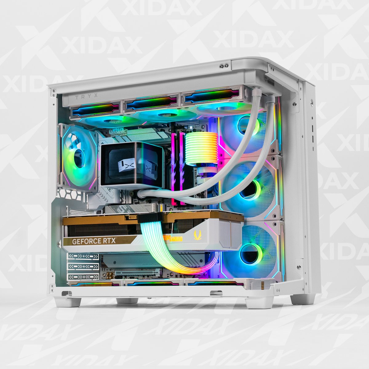 xidaxpcs's tweet image. This beast rocks a 9950X3D and a 5090 GPU. If you could change one thing, what would it be?
#xidax #rtx5090 #9950x3d #AMD #nvidia #pcgaming #gamingpc #pcgamers