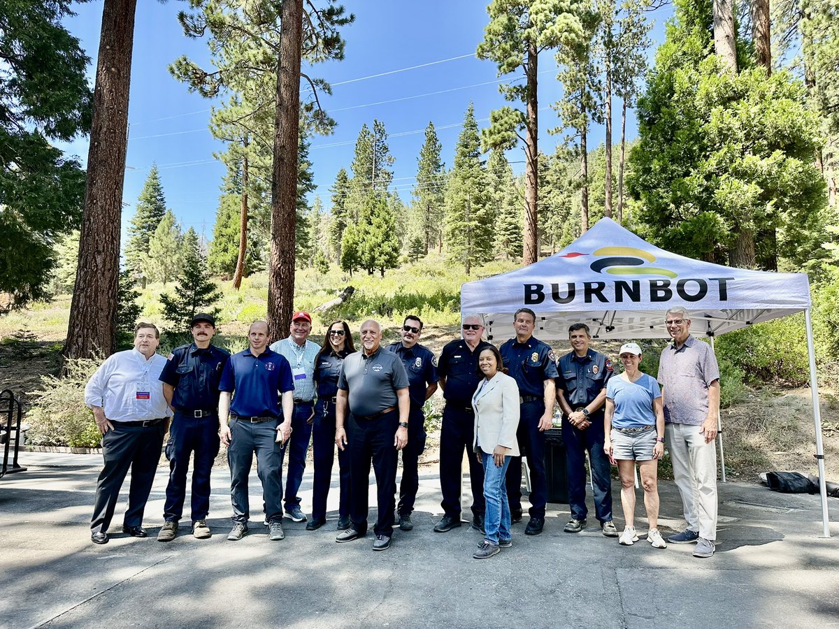 Introducing lieutenant governors to forest fire mitigation projects in the Lake Tahoe Basin, with partnerships between local fire districts, the Tahoe Fund, TRPA, and Burnbot. This innovative technology and collaboration make Nevada a model for successful fire mitigation.