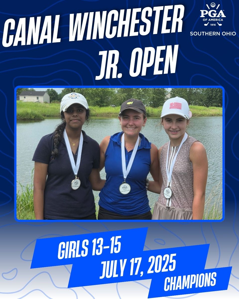 Congratulations to the champions in our girls divisions at the Canal Winchester Jr. Open! These girls played some great golf all day long!