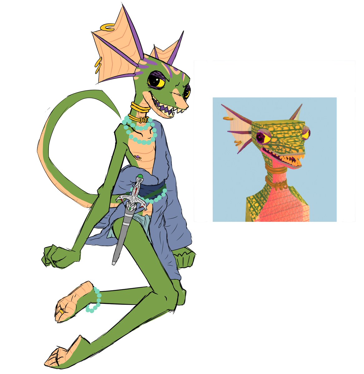 Boopowoblororah's tweet image. silly lookin liz(wiz)ard