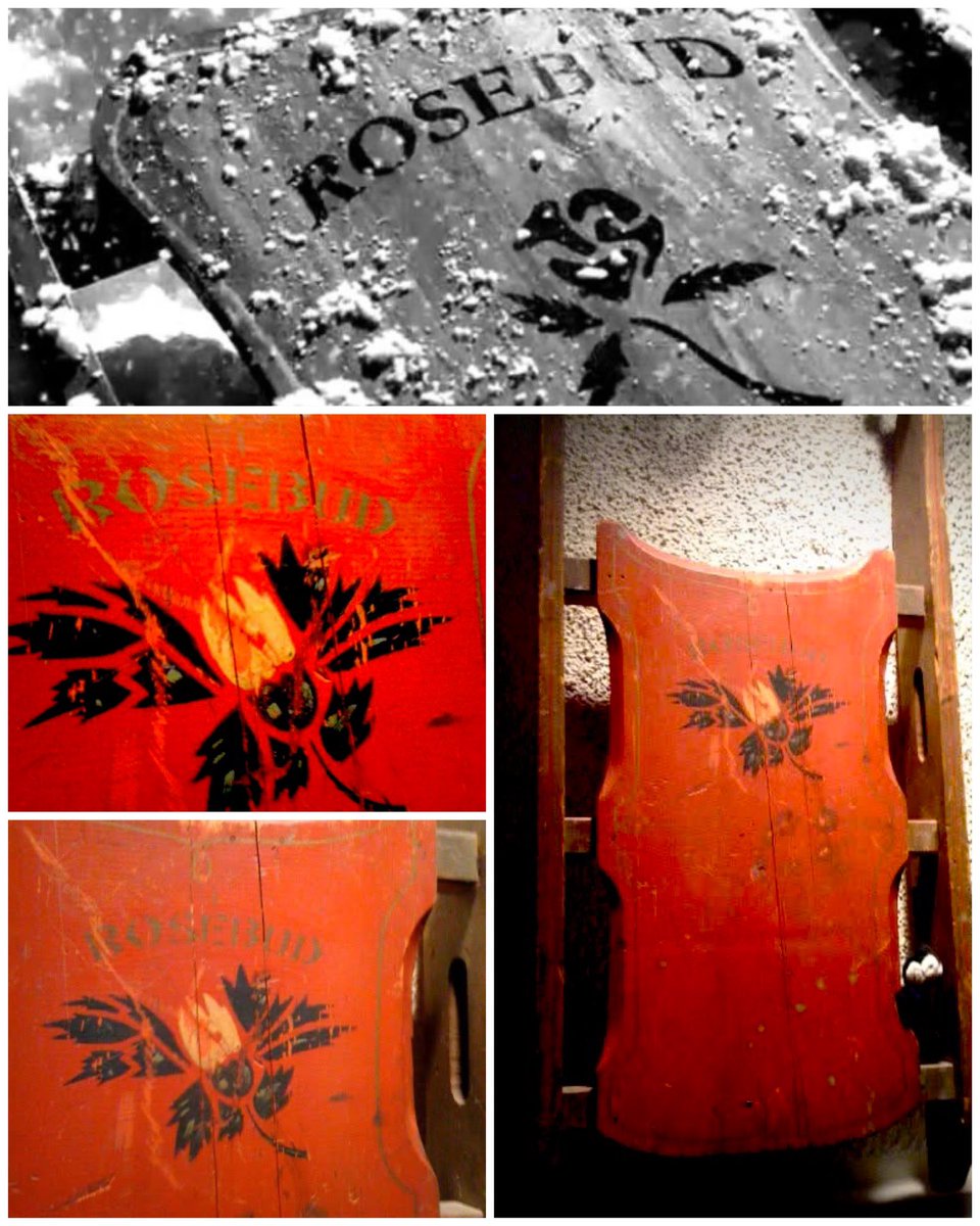 Karaszewski's tweet image. The “Citizen Kane” ROSEBUD sled just sold at auction for 14 Million dollars!! Here are some pics I took when I was lucky enough to touch this piece of cinema history at Joe Dante’s house. So let this be a lesson - never throw away any of your props!! hollywoodreporter.com/movies/movie-n…
