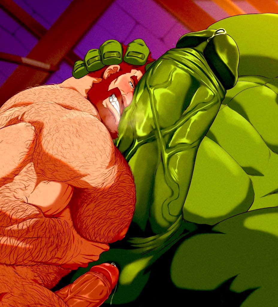 “Oh you bet i do, that hairy chest of yours looks like a woman’s tits from up here.”

The orc shoves his tip through the knight’s chest and presses against his lips in its sheer girth

“I will make sure you feel like a woman, too.”