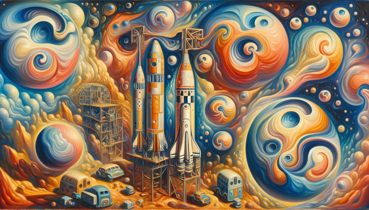 Apollo–Soyuz Test Project marks first international space mission, launched July 17, 1975 
#SpaceMission #ColdWarEra #SalvadorDaliStyle #OnThisDay