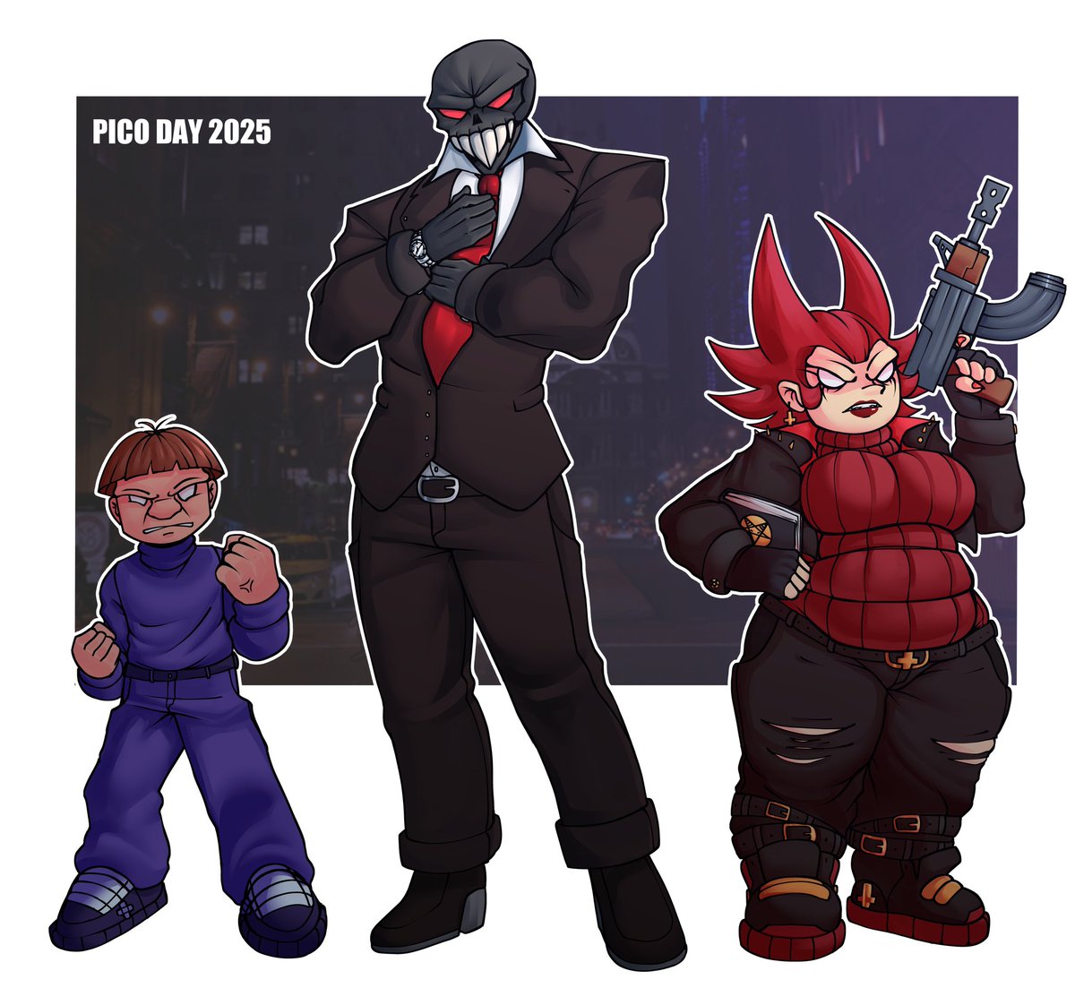 yuri_theawesome's tweet image. Reposting my Pico day arts i did a bit ago