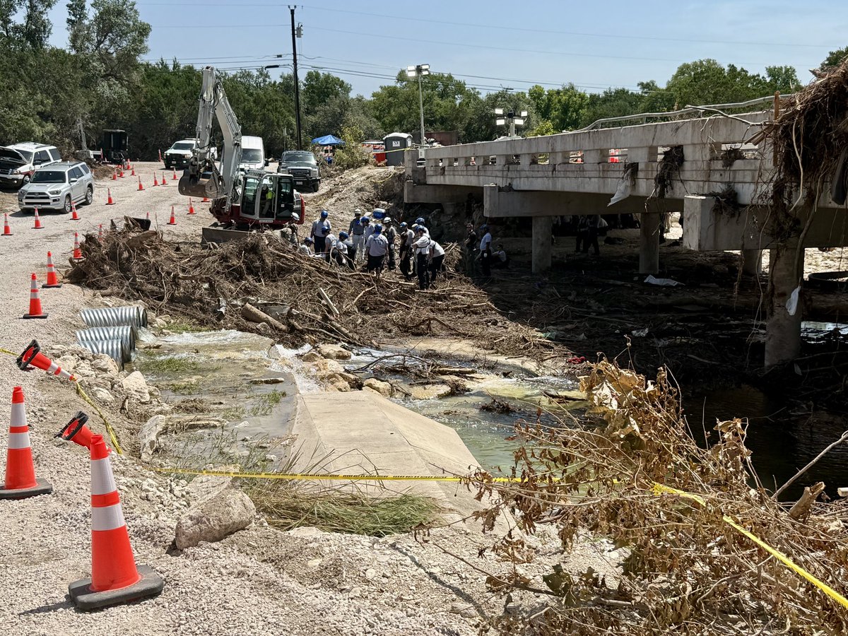 BettieCrossTV's tweet image. Search crews, cadaver dogs, and debris removal teams worked a week and a half to find Travis County's 10 missing flood victims.
Of the 10 bodies recovered, seven have been positively identified. Identifying the remaining three will likely end recovery efforts. @cbsaustin