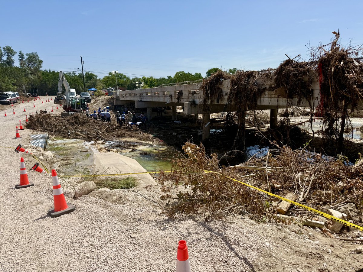 BettieCrossTV's tweet image. Search crews, cadaver dogs, and debris removal teams worked a week and a half to find Travis County's 10 missing flood victims.
Of the 10 bodies recovered, seven have been positively identified. Identifying the remaining three will likely end recovery efforts. @cbsaustin