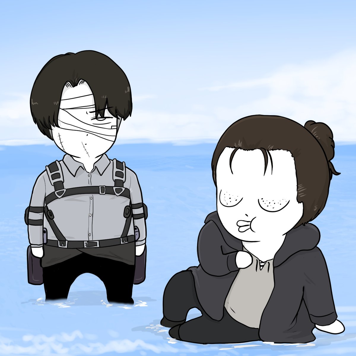 둘이 무슨 얘기 했니...