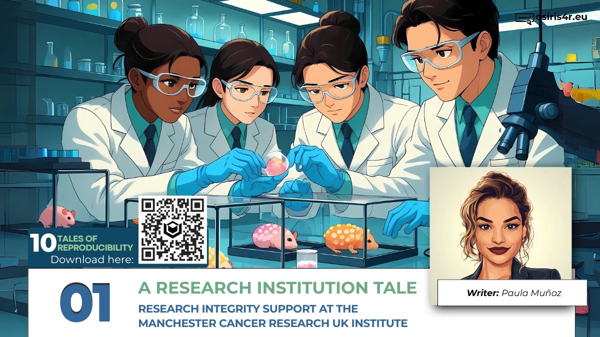 OSIRIS4r's tweet image. 🏛️A #Research Institution Tale
What does hands-on support for #reproducibility look like? At Cancer Research UK Manchester Institute, it’s a full-time advisor helping 200+ researchers make their work more open, ethical, and robust!
📄: buff.ly/LbIiDD1
#OpenScience