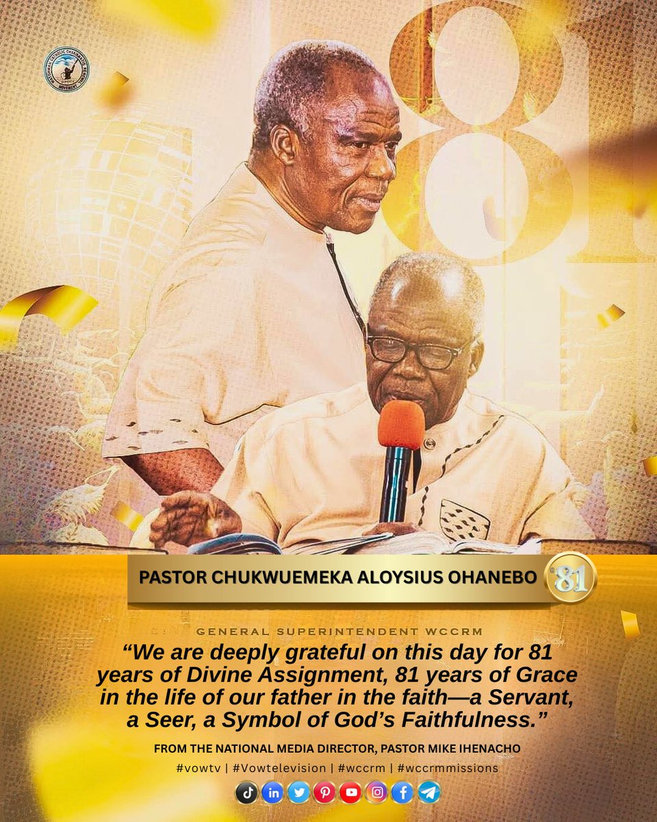 vowtelevision's tweet photo. Onyenaemeliteobi: The Name, The Mandate, The Man at 81
https://t.co/FmbueexV0y https://t.co/6Qf8iEYZVR