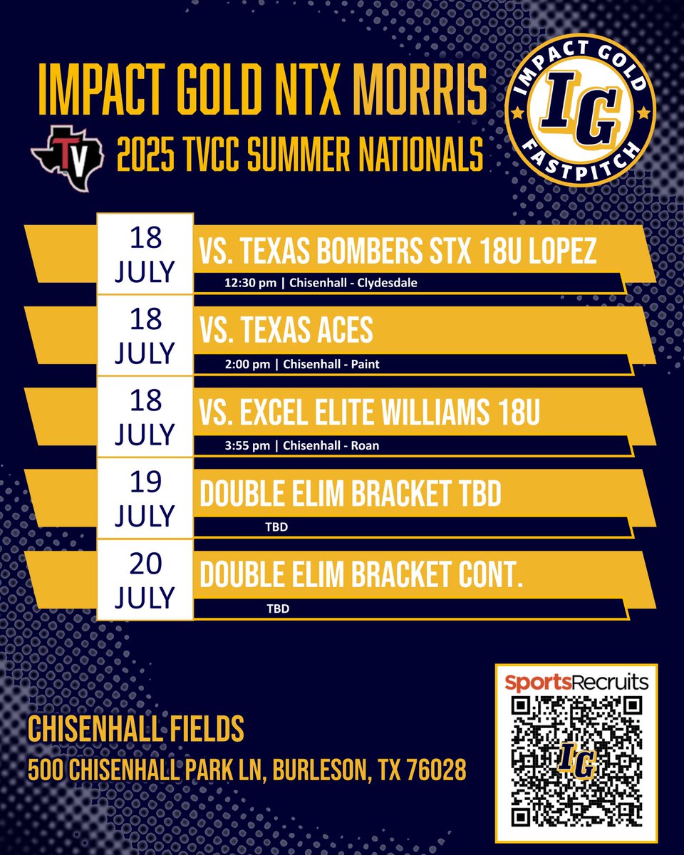 Last tournament of the summer! I’m excited! Let’s go!🥎💪 #BetheImpact #goldblooded #uncommitted #classof2026