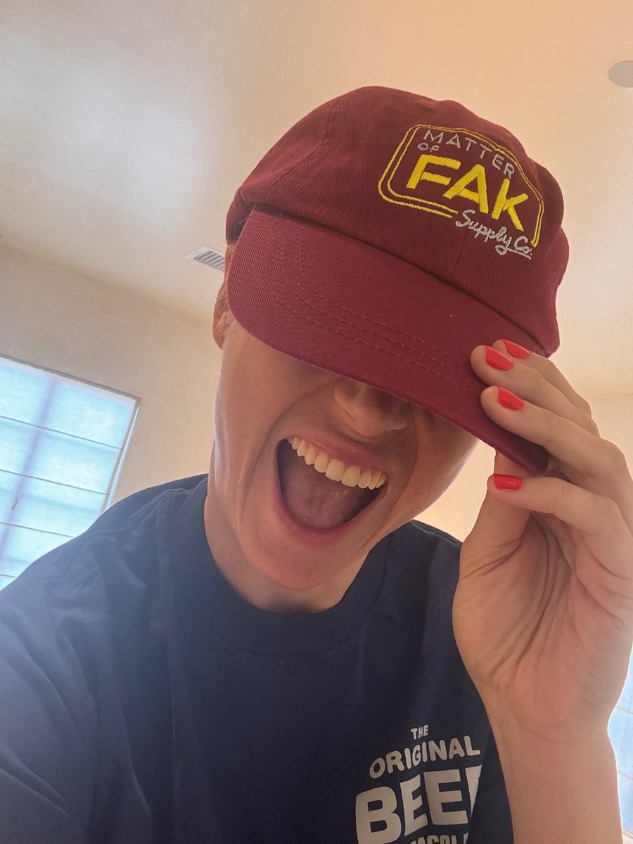brielarson's tweet image. Have truly feared for my life the last year about wearing this merch - finally 🤍