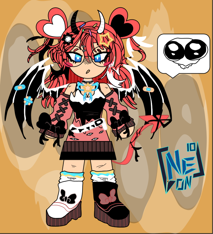 Ne_3Cubed's tweet photo. @cumilq Does Google Drawings count as art too? This is an OC from a friend :3c https://t.co/1L0XvQrTuY