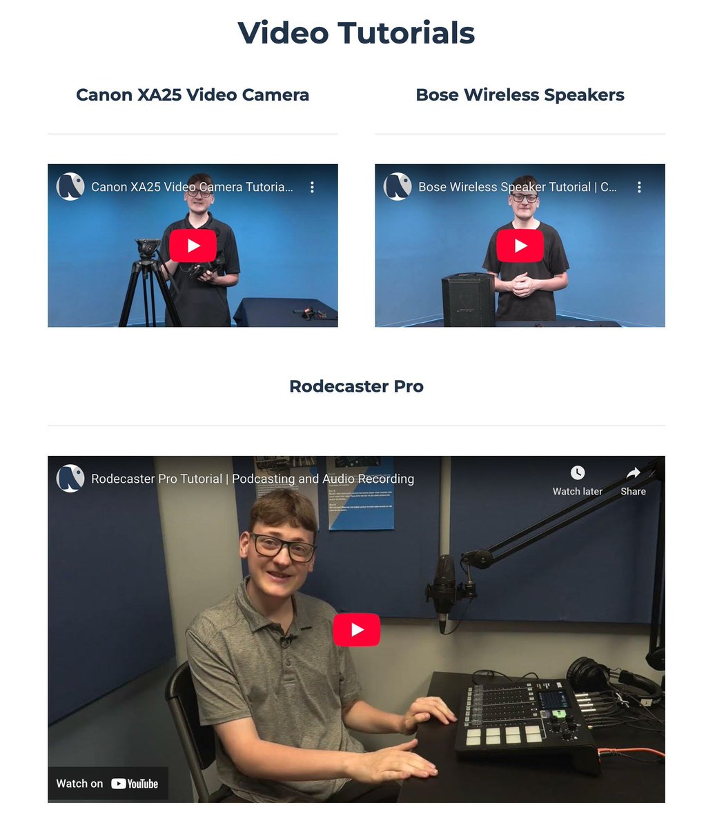 NorthAndoverCAM's tweet image. Learn Video Production with North Andover CAM!

In addition to our workshops and training sessions we now have a new page on our site with video tutorials!

Use these videos to prepare for an upcoming production or trouble shoot gear on location

buff.ly/LFNNhnf