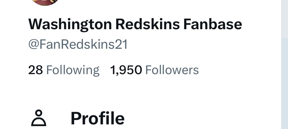 FanRedskins21's tweet image. 50 followers away from 2k.
And people say we don’t care about the name.
Now it’s not only Redskins fans now it’s every fan base in the league.
Redskins will come back we just need to be together.
HTTR
#ForOurName