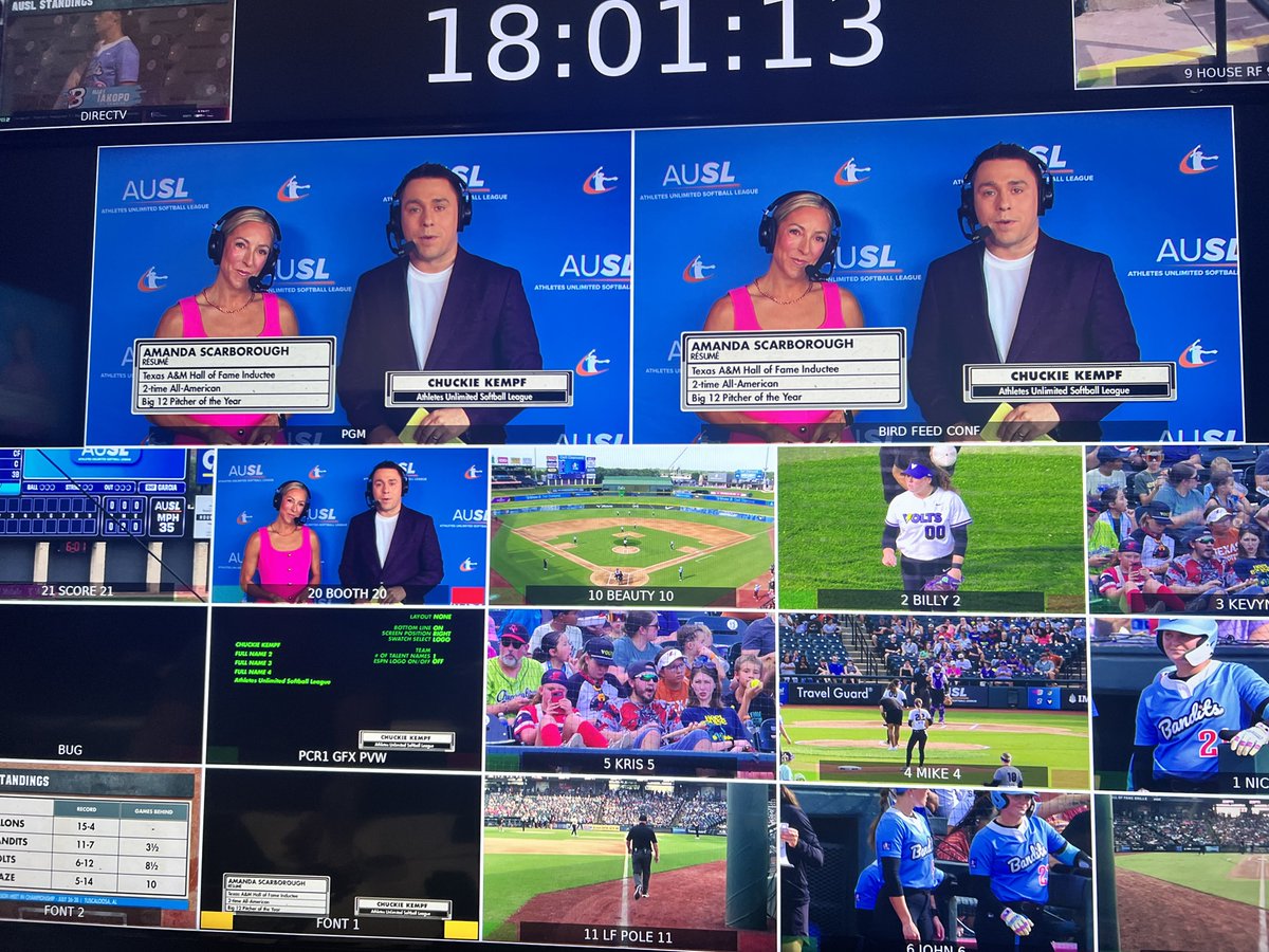 Back with <a href="/theAUSLofficial/">AUSL</a> this week as the Bandits and Volts square off in four-game series in Round Rock, Texas! 

Join <a href="/ChuckieKempf/">Chuckie Kempf</a>, <a href="/ascarborough/">Amanda Scarborough</a> and our entire crew on ESPN2 at 6pm!