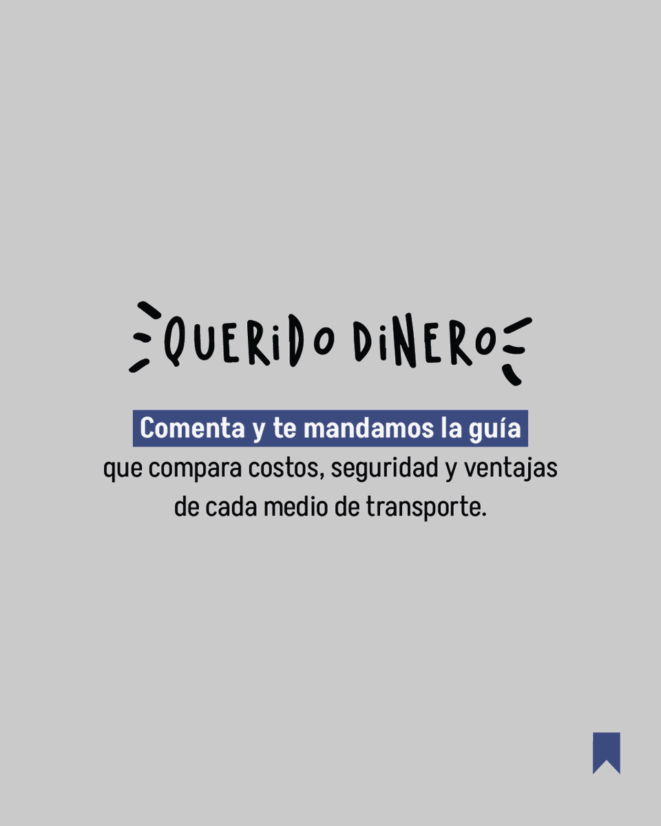 ¿Qué transporte usas 🚶🚌🚗🚴🏍️? Compártenos en los comentarios tus experiencias ⬇️ y  compara sus costos y ventajas/desventajas con este artículo de Ricardo Jauregui tinyurl.com/37w2wyap

Parte 2/2

#MediosDeTransporte #EducacionFinanciera #FinanzasPersonales