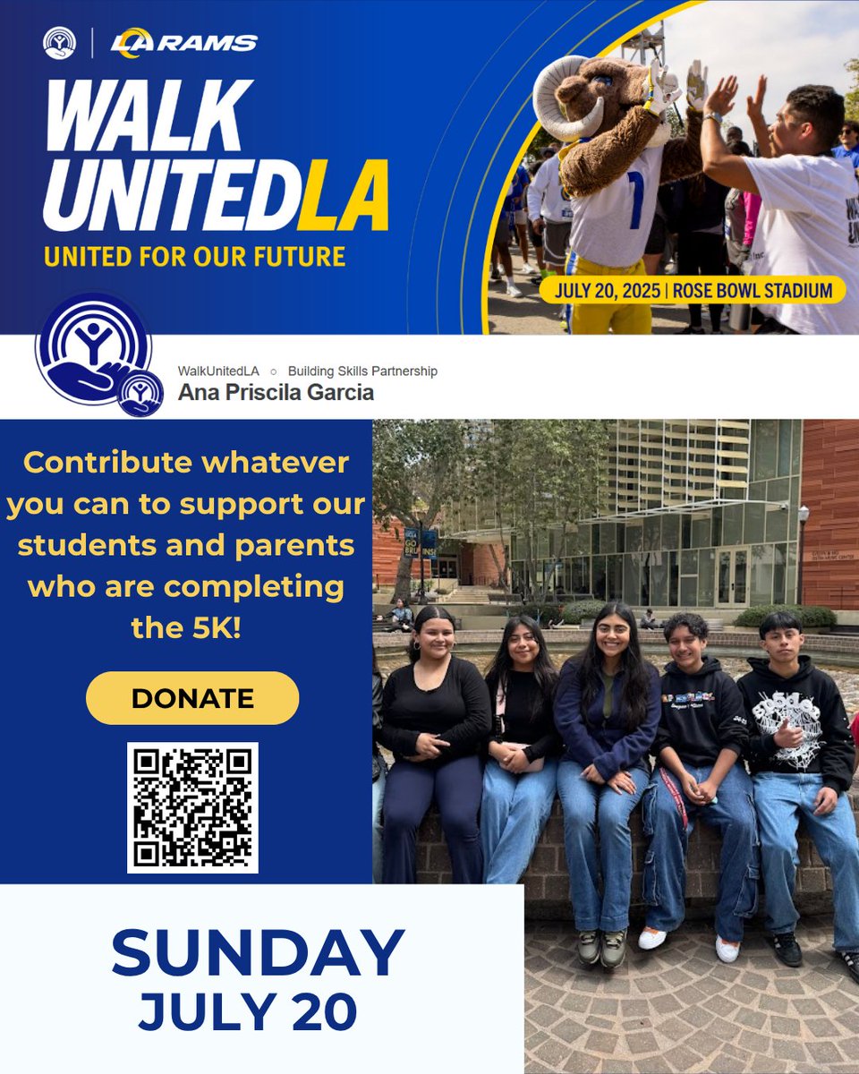 Building_Skills's tweet image. We’re doing a 5K with the families of Building Skills Partnership to support those impacted by the recent LA fires. Our goal is to raise $250, and we know we can exceed it with your help!
Every $5 donated = 1 raffle entry
🎁 Win a $25 Amazon gift card or a portable speaker!…