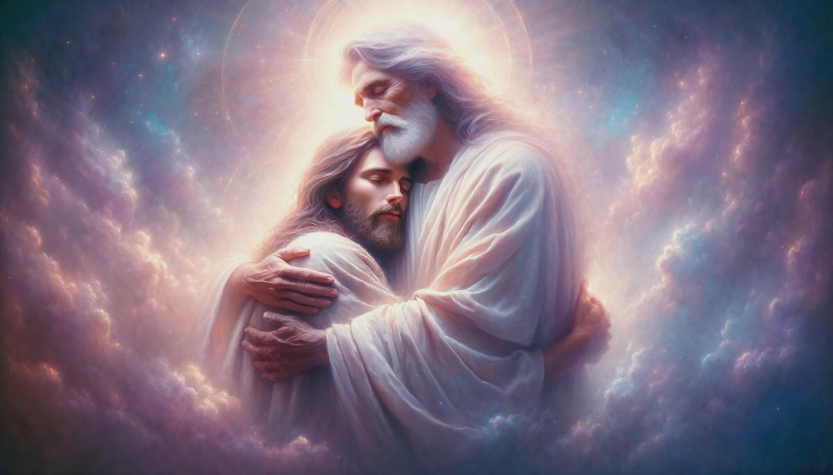 DocAndCov's tweet image. The Atonement Is Proof—
That ‘No One’ Loves Us More Than These Two!
