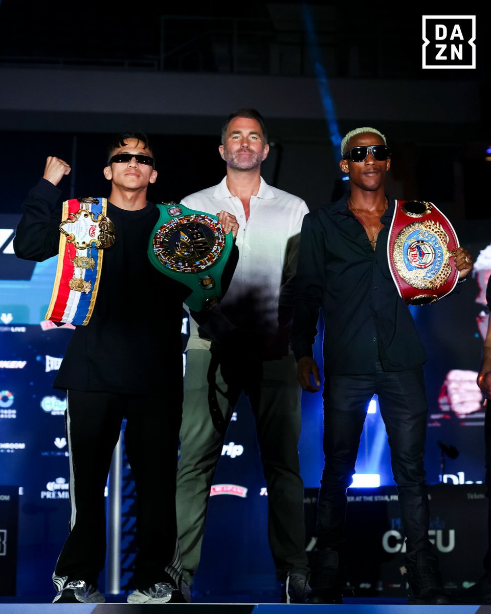 The WBC, WBO, and Ring super flyweight titles are on the line 🏆🔥 

Bam Rodriguez vs Cafu is about 𝐋𝐄𝐆𝐀𝐂𝐘.

#RodriguezCafu | July 19 | Live on DAZN