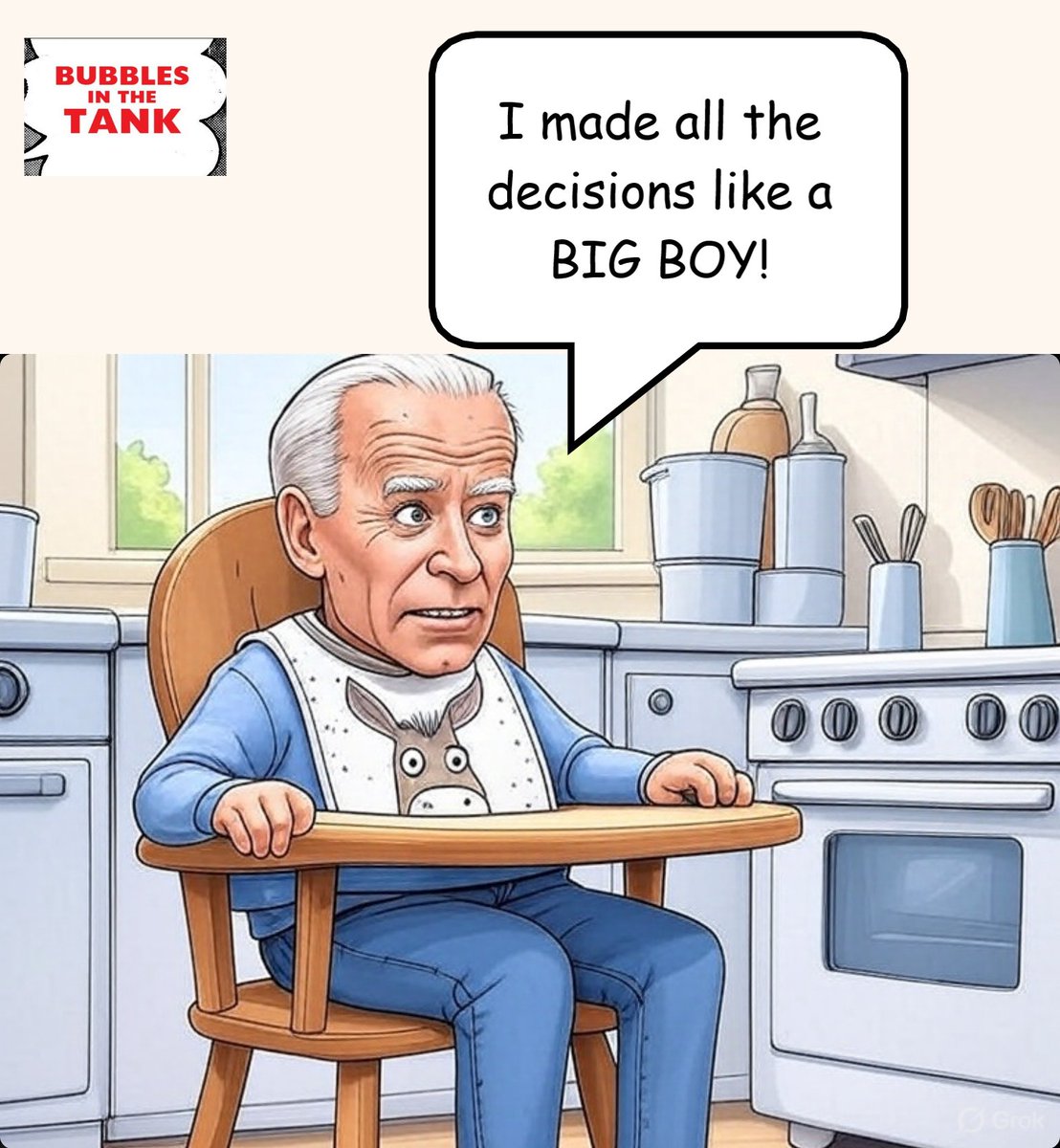 BubblesInTank's tweet image. Biden was a very independent decision maker.  
#AutopenGate #biden