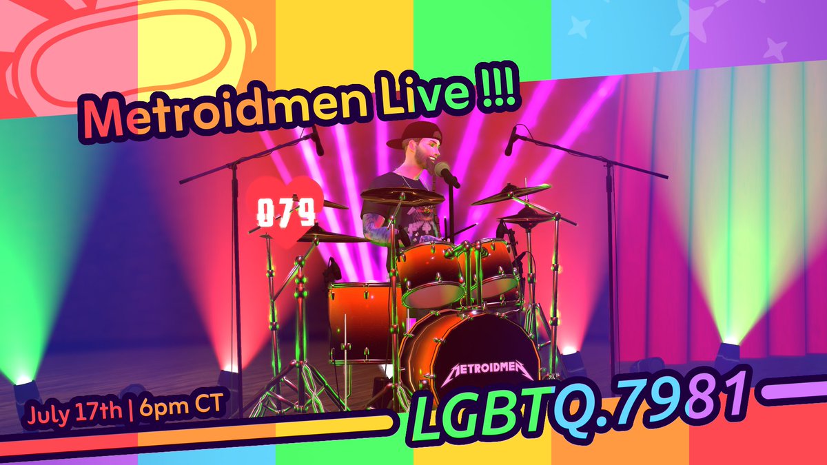 Refractionvr's tweet image. The Live Event Performance hosted by @metroidmen will now be commencing inside of the cafe instance! I assure you that you will not be disappointed with this live event!
#VRChat