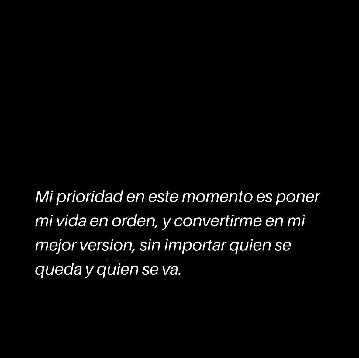 Es la prioridad.