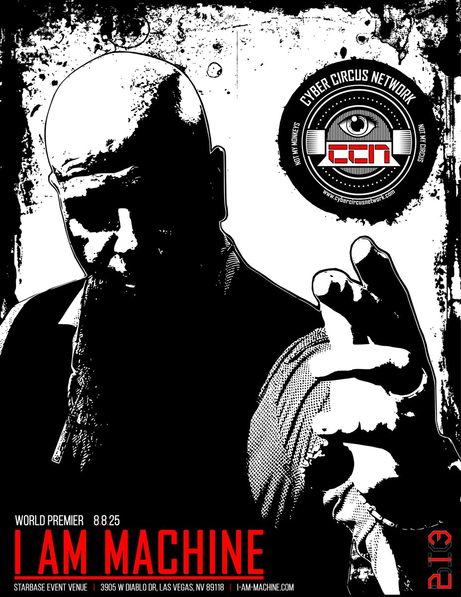 🎙Cyber Distortion Podcast🎙 (@distortioncyber) on Twitter photo We're so close to the Cyber Circus Network "I AM MACHINE" Documentary Premiere in Vegas during Hacker Summer Camp. This event is going to be FIRE! 🔥<a href="/DistortionCyber/">🎙Cyber Distortion Podcast🎙</a> <a href="/hacker_213/">Len Noe</a> <a href="/BarCodeSecurity/">PR0PH-1T</a> <a href="/defconparties/">Defcon Parties</a> #StarbaseLV #Transhuman #DEFCON
Register: i-am-machine.com We're so close to the Cyber Circus Network "I AM MACHINE" Documentary Premiere in Vegas during Hacker Summer Camp. This event is going to be FIRE! 🔥<a href="/DistortionCyber/">🎙Cyber Distortion Podcast🎙</a> <a href="/hacker_213/">Len Noe</a> <a href="/BarCodeSecurity/">PR0PH-1T</a> <a href="/defconparties/">Defcon Parties</a> #StarbaseLV #Transhuman #DEFCON
Register: i-am-machine.com