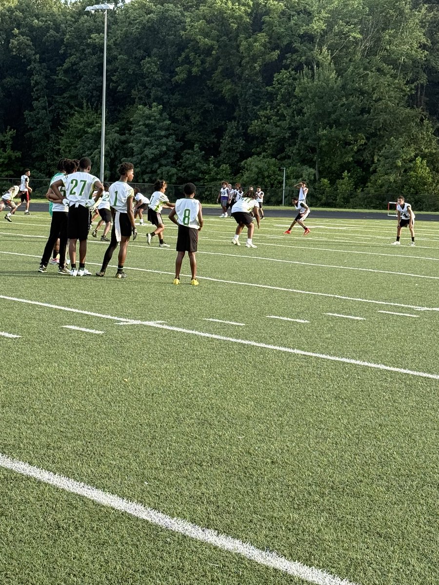 Great day today! Middle school 7v7 here at HHS!