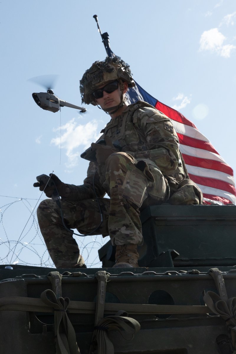 USNorthernCmd's tweet image. Along the southern border, Joint Task Force-Southern Border uses the Black Hornet 4 drone to enhance surveillance, support U.S. Customs and Border Protection, and help secure the nation’s border.
📍 El Paso, Texas | July 12, 2025