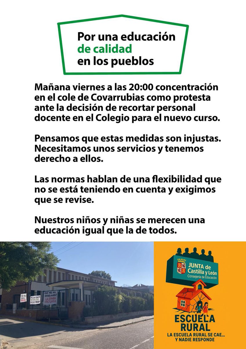 Dona Sancha 👉Tú hotel en Covarrubias (@hoteldonasancha) on Twitter photo Viendo <a href="/VolandoVoyTV/">Volando voy, volando vengo</a> precioso programa que apoya a los pueblos y habitantes y <a href="/JesusCalleja/">Jesús Calleja</a> acaba de decir una frase muy importante “los pueblos no sean solo de veraneo sino que se puedan vivir en ellos” y justo están ocurriendo en nuestros pueblos sus recortes. MANIFESTEMOS! Viendo <a href="/VolandoVoyTV/">Volando voy, volando vengo</a> precioso programa que apoya a los pueblos y habitantes y <a href="/JesusCalleja/">Jesús Calleja</a> acaba de decir una frase muy importante “los pueblos no sean solo de veraneo sino que se puedan vivir en ellos” y justo están ocurriendo en nuestros pueblos sus recortes. MANIFESTEMOS!