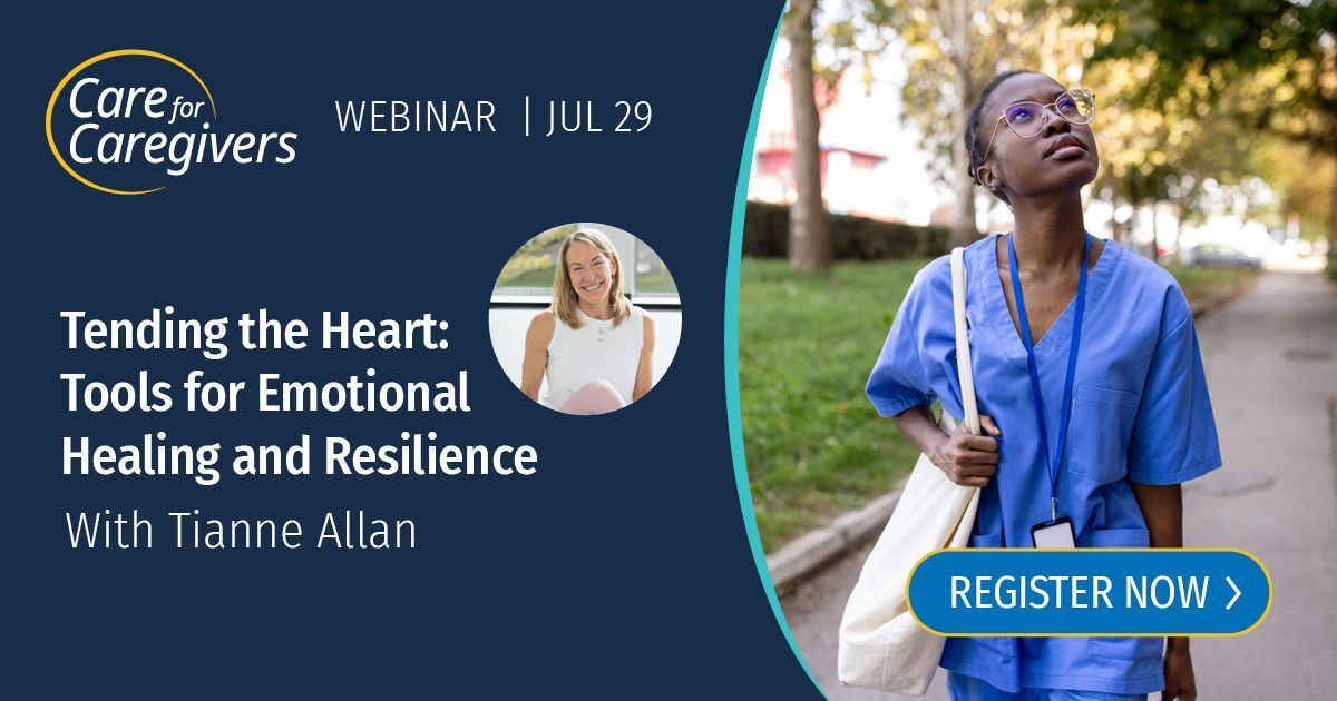 Find ways to tend the heart in this 1-hour webinar from Care for Caregivers. You'll find a nurturing space to reflect and tools for emotional healing and resilience through compassionate space holding and nervous system regulation. Register: buff.ly/4HPkXiV