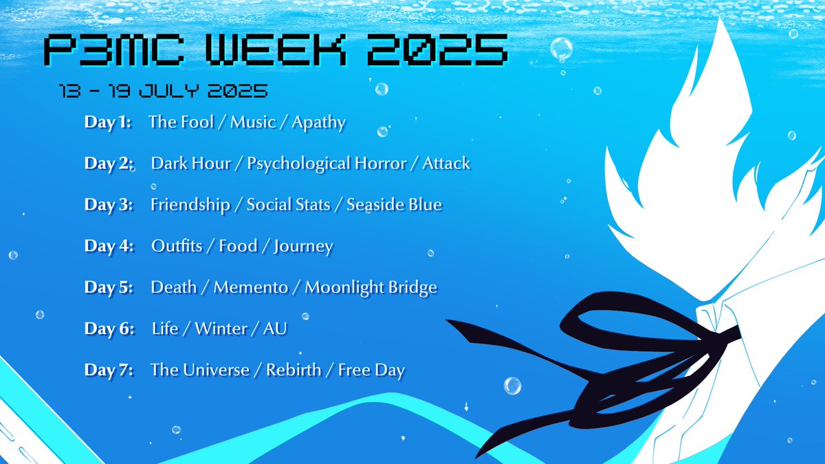 P3MCWeek's tweet photo. Thank you all for Day 5. We're already on Day 6 of #P3MCWeek2025!

Day 6: Life / Winter / AU

Please use the tag #P3MCWeek2025 so we can find and RT everyone's works.

Thank you! 💙 https://t.co/yFpWDMCyKD