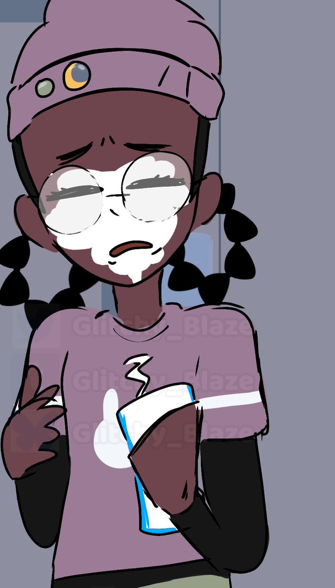 Glitchy_Blaze's tweet image. saw kiana's storyboard and thought a drink or something spilled on zira's face before realising it's just her glasses lol
Also it's rushed
#idwtbamg #idwtbamgzira #prettyprettypleaseidontwanttobeamagicalgirl