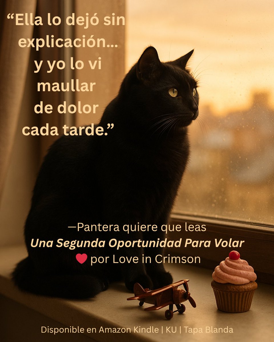 luvincrimson's tweet image. Arggg... pero qué dramáticos son los humanos.
Pantera recomienda:
❤️ Una Segunda Oportunidad Para Volar
por Love in Crimson
a.co/d/e9K0oGD
.
.
.
#loveincrimson #Romance #kindlebooks #AmazonBooks #shamelessselfpromothursday #WritingCommunity #autorindependiente