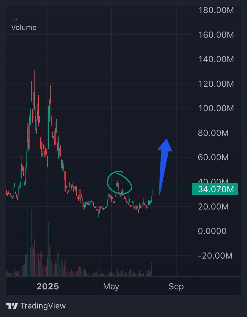 Break the previous high on $PALM and a generational run is confirmed

Looks like things about to heat up fast

Absolute gem.

Send this