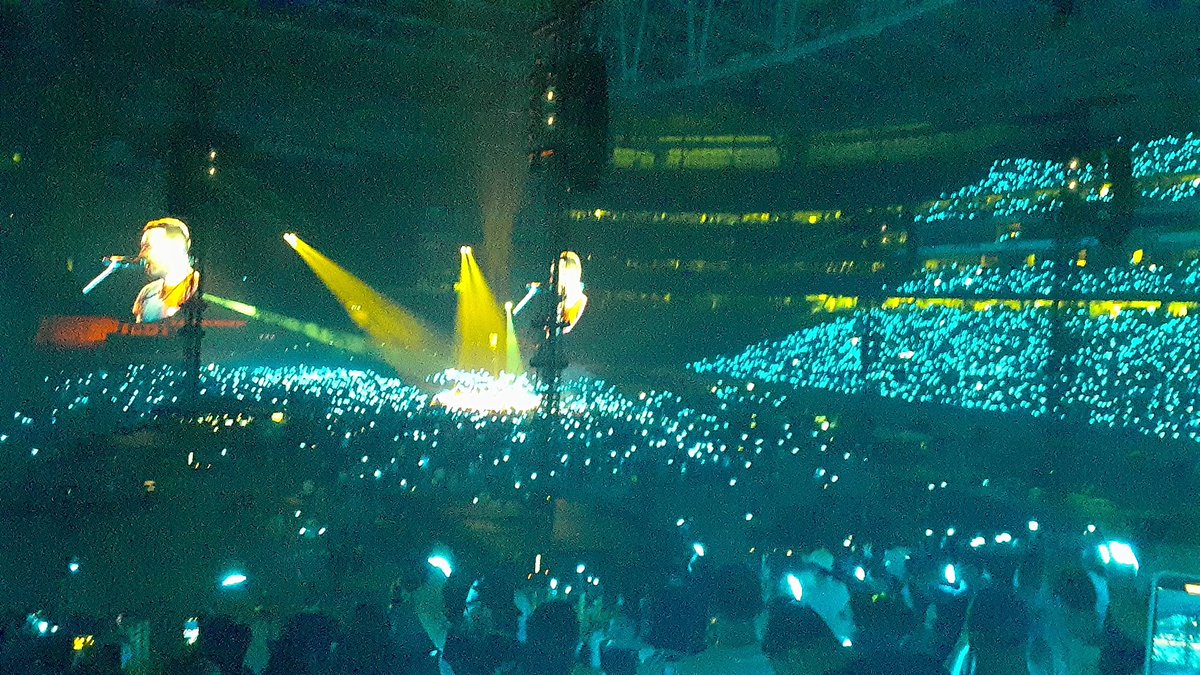 This will be the most boring #Coldplay post all day.   This is from Phoenix a few years back.