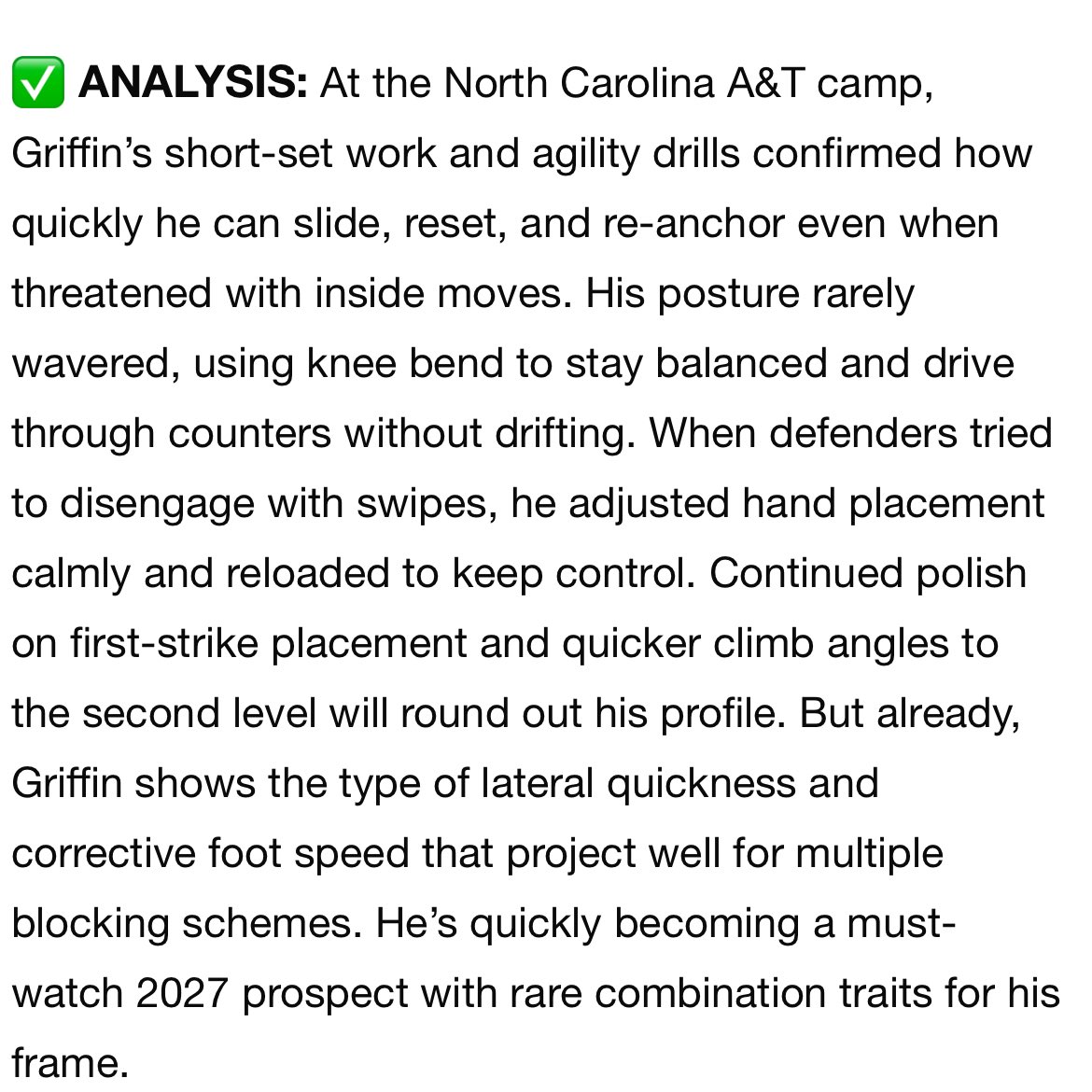 Malek Griffin (@m_griffin724) on Twitter photo Thank you <a href="/sixstarfootball/">Six Star Football | PLUS+</a> for including me in this article!
<a href="/DrStevenWright/">Steven Wright</a> <a href="/BillLiedy/">Bill Liedy</a> <a href="/CoachDrew__/">Nick Drew</a> <a href="/CaryCoaching101/">Coach Chavar Tyrance</a> <a href="/football_cghsnc/">Gibbons Football</a> Thank you <a href="/sixstarfootball/">Six Star Football | PLUS+</a> for including me in this article!
<a href="/DrStevenWright/">Steven Wright</a> <a href="/BillLiedy/">Bill Liedy</a> <a href="/CoachDrew__/">Nick Drew</a> <a href="/CaryCoaching101/">Coach Chavar Tyrance</a> <a href="/football_cghsnc/">Gibbons Football</a>