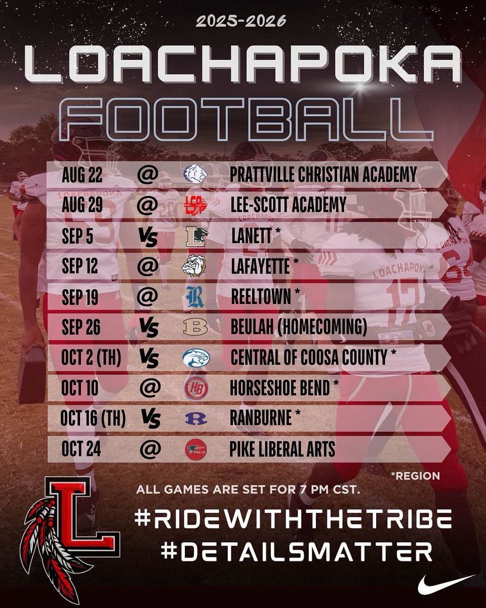 Loachapoka (@pokaathletics) on Twitter photo LOACHAPOKA FOOTBALL 2025! #pokapride #pokaway #pokafootball #detailsmatter #onewayblvd <a href="/coachbhall76/">Branden Hall</a> <a href="/oanowsports/">O-A News Sports</a> <a href="/LoachapokaAD/">Poka Principal/AD CMAA</a> LOACHAPOKA FOOTBALL 2025! #pokapride #pokaway #pokafootball #detailsmatter #onewayblvd <a href="/coachbhall76/">Branden Hall</a> <a href="/oanowsports/">O-A News Sports</a> <a href="/LoachapokaAD/">Poka Principal/AD CMAA</a>