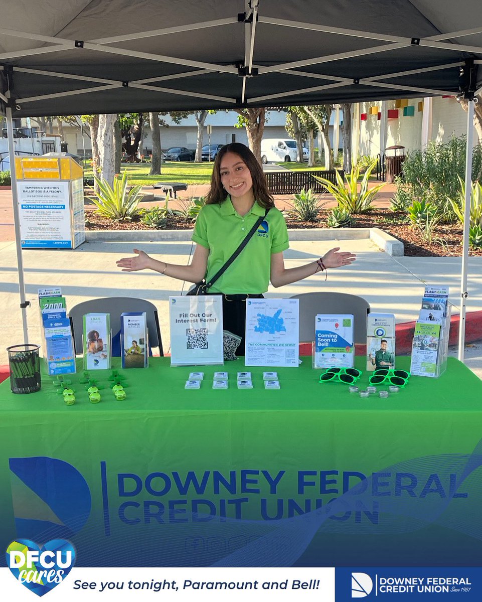 Double the music, double the community love! 💙
🎶 Catch us at Paramount Summer Concerts for Mariachi Las Catrinas
🎸 Or swing by Pine Ave in Bell for the Sounds of Santana
We’ll be at both with giveaways + good vibes!
#DFCUinTheCommunity #ParamountCA #BellCA #SummerConcerts