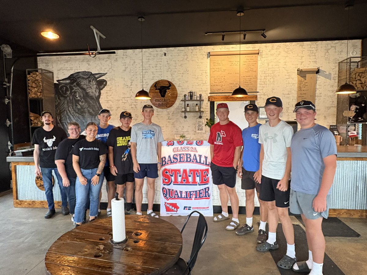 Thanks Moskis BBQ in Cascade for the support!! Boys enjoyed the meal!! Check them out on Instagram!! instagram.com/moskisbbq?igsh…