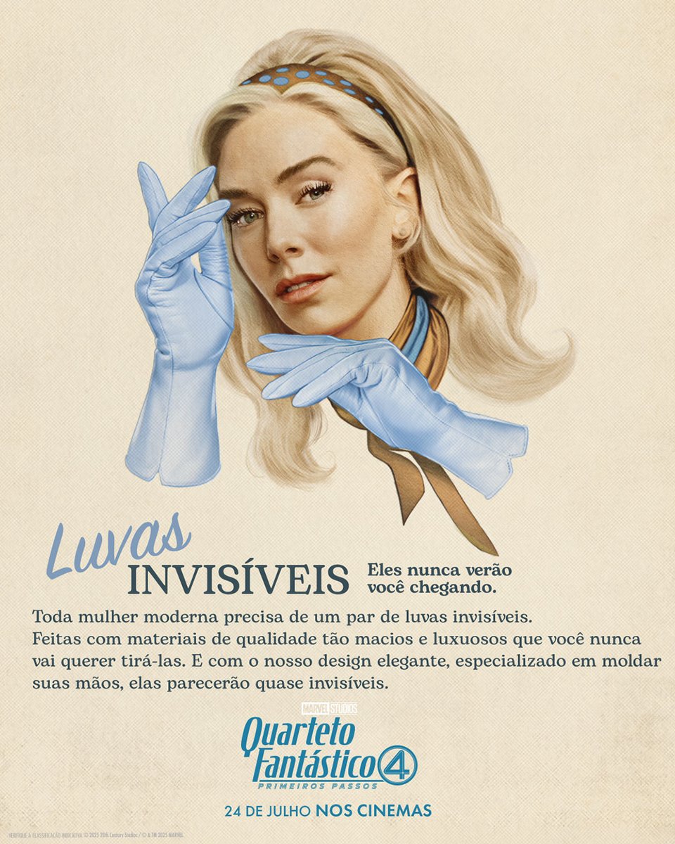 MarvelBR's tweet image. Uma linha fantástica de produtos para todas as necessidades! ✨

#QuartetoFantastico: Primeiros Passos, em 24 de julho nos cinemas.