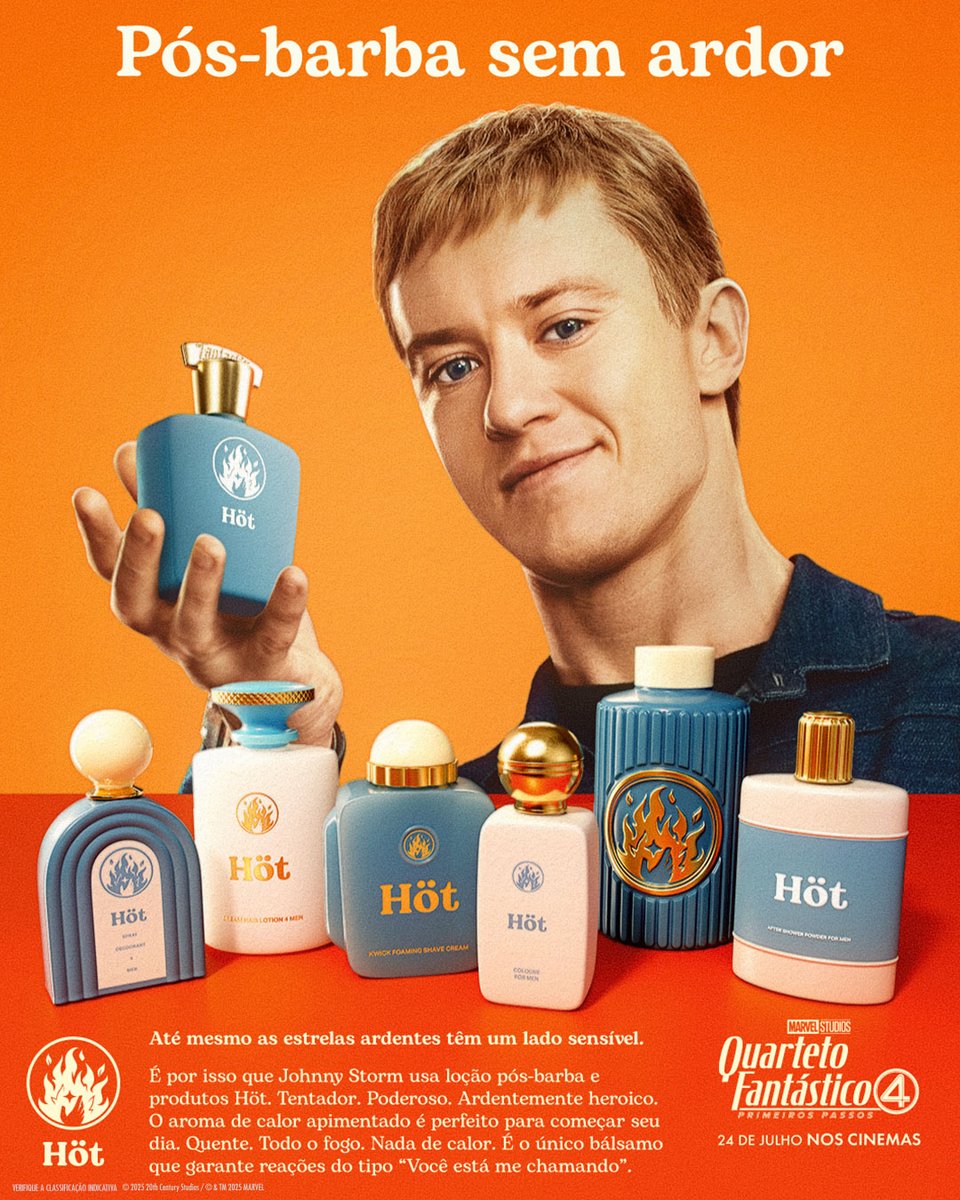 MarvelBR's tweet image. Uma linha fantástica de produtos para todas as necessidades! ✨

#QuartetoFantastico: Primeiros Passos, em 24 de julho nos cinemas.