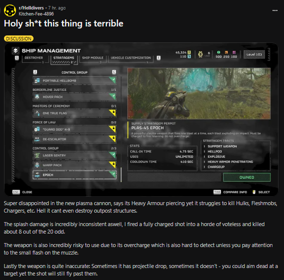 Helldivers NOW tweet media
