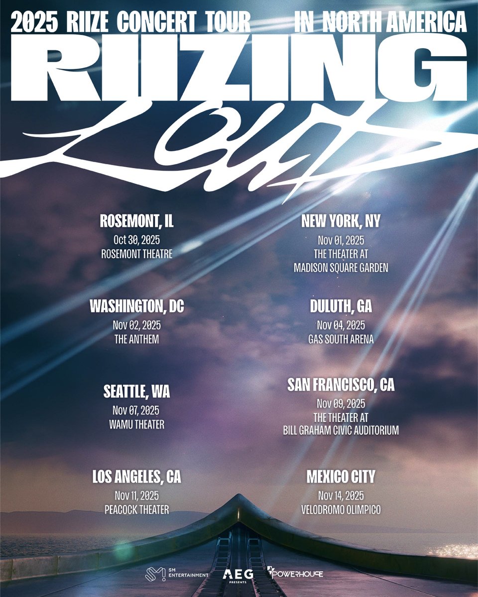 aeg_gt's tweet image. 2025 RIIZE CONCERT TOUR [RIIZING LOUD] IN NORTH AMERICA. Apply for first access at RiizingLoudTour.com #RIIZE #RIIZINGLOUD #RIIZE_CONCERT
@RIIZE_official