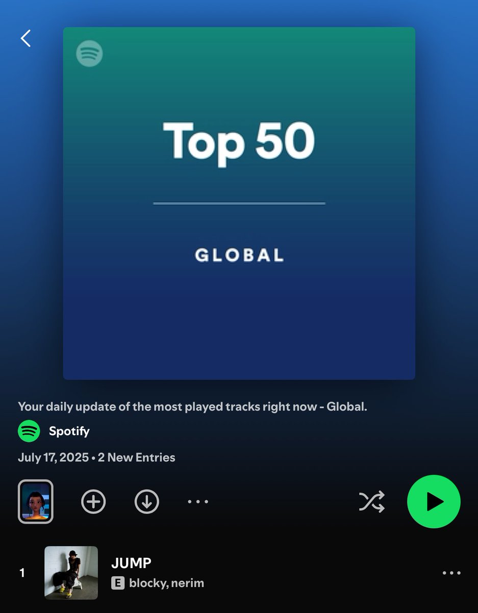 gloryswext's tweet photo. HI @Spotify @SpotifyCares @BLACKPINK The song "JUMP" by BLINK is incorrectly credited on your platform. Please review and update the metadata. 
Thank you! https://t.co/2XLM2RtV4D