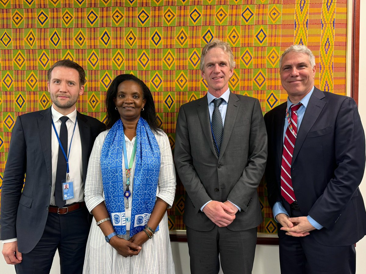 Thank you #Canada, for your steadfast support to <a href="/UNDP/">UN Development</a> &amp; commitment to #multilateralism.

Our Deputy <a href="/DeAissata/">Aissata DE</a> had a productive meeting with Drew Smith, DG <a href="/GAC_Corporate/">Global Affairs Canada</a> on aligning Canada’s new Africa Strategy with UNDP’s work on peace, climate, youth &amp; digital transformation.