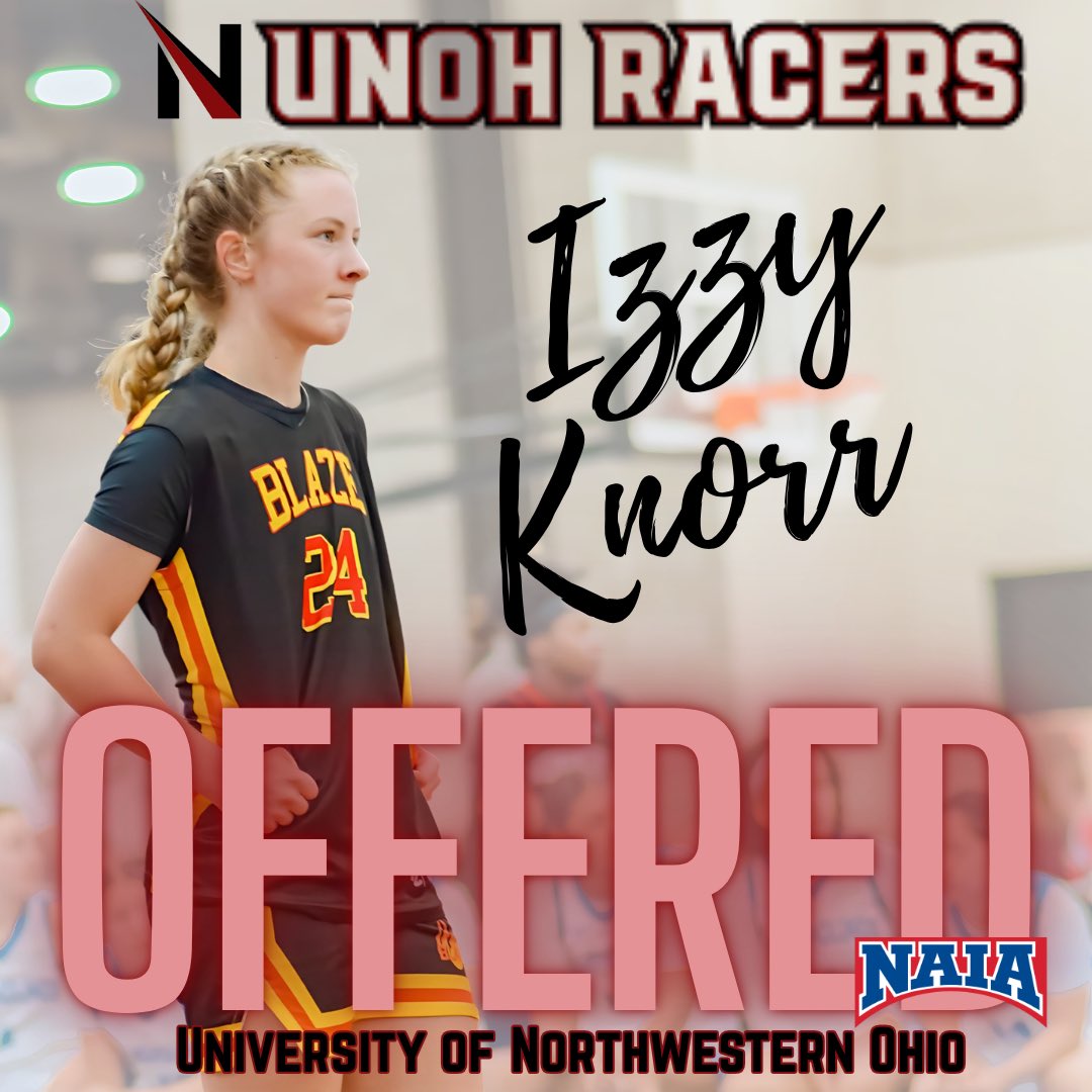 Izzy Knorr 2026 (@izzyhoops) on Twitter photo After a great phone call today I’m excited to receive my 3rd offer and 1st scholarship offer from <a href="/unoh_wbb/">UNOH Women’s Basketball</a>
<a href="/Hoops_VA/">Blaze Basketball</a> After a great phone call today I’m excited to receive my 3rd offer and 1st scholarship offer from <a href="/unoh_wbb/">UNOH Women’s Basketball</a>
<a href="/Hoops_VA/">Blaze Basketball</a>