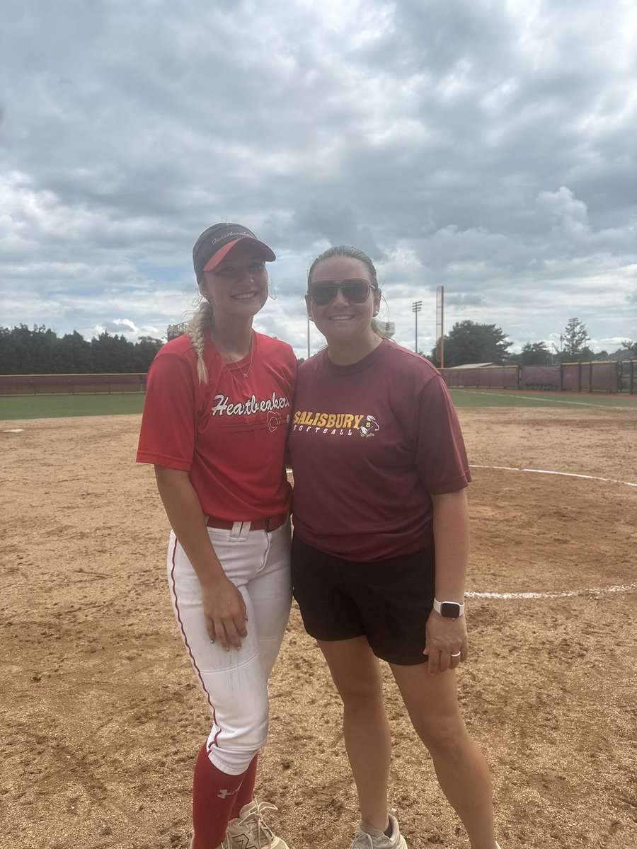 This week I attended the Salisbury
Camp! I had a great time, learned new drills, and got feedback. Thank you to the coaches and players for putting on an amazing camp! <a href="/SalisburySB/">Salisbury Softball</a>