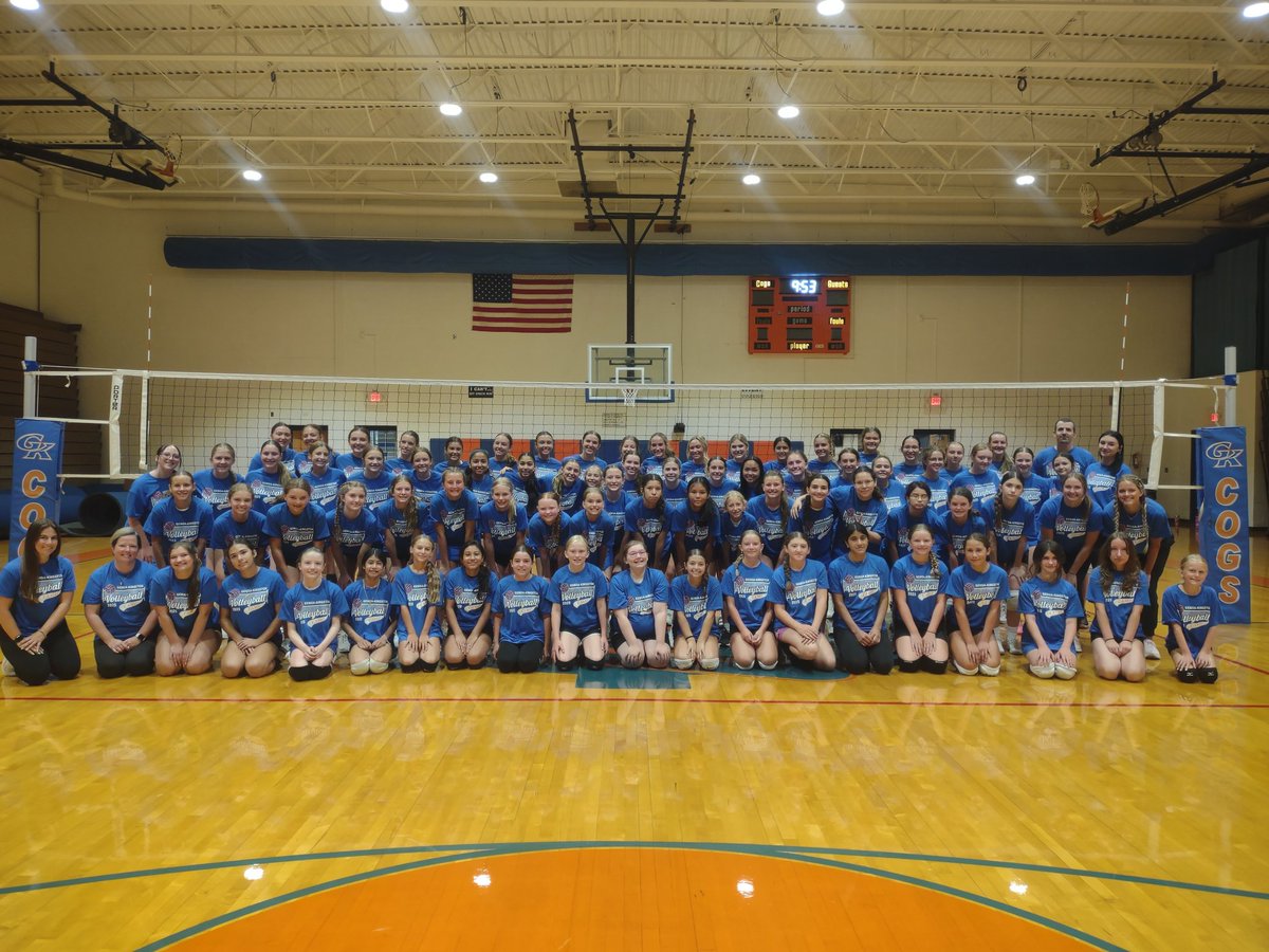 Another year, another great GK Summer Volleyball Camp!  Amazing turnout Ladies!  A great effort from everyone!  Looking forward to another fun and exciting season this Fall!
#gkcogs #BuildTheBrand