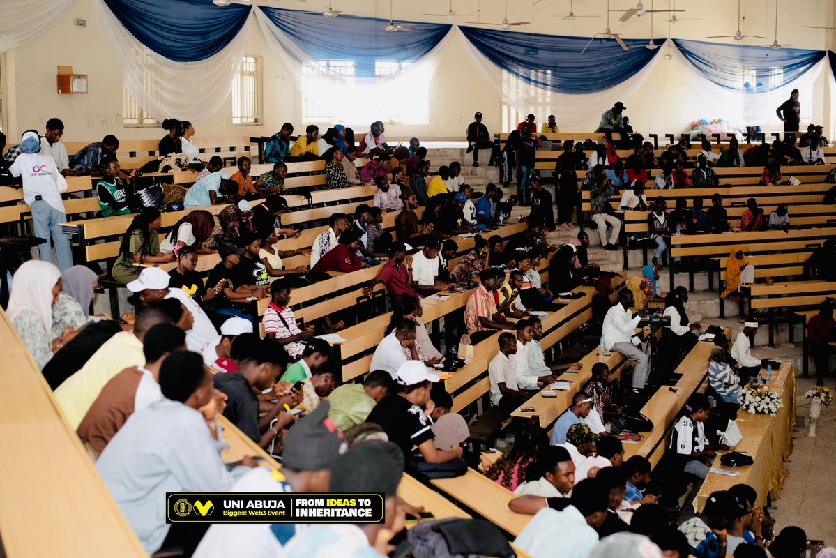 Holydigits101AF's tweet image. UniAbuja just witnessed a game-changing Web3 event, hosted by @Holydigits101AF! powered by @MprofyDao with @SoundRigMusic
Insights, energy, and innovation converged, sparking new mindsets and fueling the campus revolution!